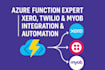 azure function integration xero twilio myob automation expert