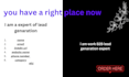 b2b lead genaration and data collact