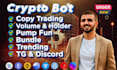 make openclaw polymarket bot, crypto trading bot, volume, pump fun, telegram bot