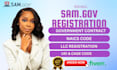 register your business sam gov, get uei cage code, naics code, llc registration