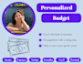 create a personalized budget or spending tracker