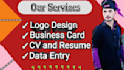 professional logo design business card CV cover letter