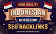 build dofollow indonesian backlinks on high da DR id websites