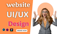 do figma design, figma website, figma design website, website mockup