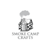 design attention shining smoke camp crafts logo