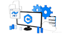 do desktop or web c sharp, dot net, win forms, wpf, asp