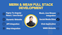 build web app as full stack mern mean developer using react next node