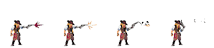 make a pixel art animation or sprites for games