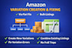 create amazon variation listing or fix amazon listing via feed flat file