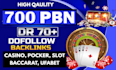 make high tf 50 and high DR 75 SEO do follow backlinks