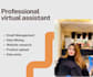 be your virtual assistant, customer support and live chat support