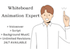 create whiteboard and doodle, doodly explainer animation videos for you