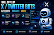 create custom twitter or x bot without paid API