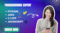be your expert python, java, c, cpp and javascript programmer