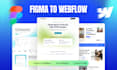 do webflow website, figma to webflow