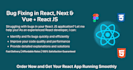 fix bugs in your react js web development