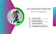 manually edit and rewrite ai content for zero plagiarism