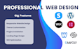 design stunning wordpress, wix, weebly, or elementor website and landing page