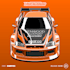 make a vector with a car as the subject