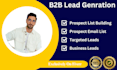 do b2b linkedin lead generation and email list building