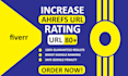 increase url rating ahrefs url 80 plus