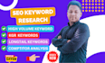 do my competitor analysis and long tail SEO keyword research