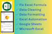do ms excel data cleaning and formatting, data merge excel