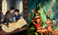 draw cute children book illustrations and cover designs