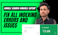 fix google indexing issues and do website index on search console