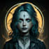 draw dark, punk, goth, horror character in comic like style