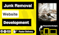 create a well designed junk removal website