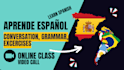 teach you spanish with conversation and exercises