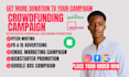 promote indiegogo gofundme kickstarter crowdfunding fundraising campaign