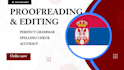 proofread and translate serbian text