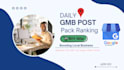 do gmb posts, local seo with geotag images for local business top ranking