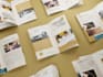 design minimal, professional brochure, flyer