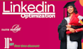 create and optimize your linkedin profile professionally