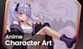 make sfw anime character art and wallpaper