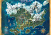 create fantasy map illustration for dnd, novels and games