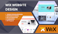 design wix website, redesign wix professional website