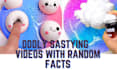 create oddly satisfying videos with random facts