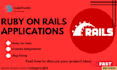 develop full stack, responsive ruby on rails application