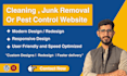 do cleaning and pest control website development