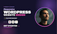 design and develop your wordpress website with elementor