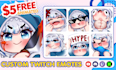 draw twitch emotes, chibi emotes, animated emotes, and sub badges for you