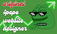 do meme coin website, pepe website and crypto website
