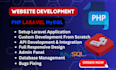 fix bugs or develop website using php mysql laravel
