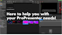 build propresenter slides for churches events and broadcasts