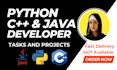 do python java cpp tasks and projects