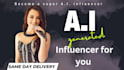 create realistic ai generated influencers for instagram social media